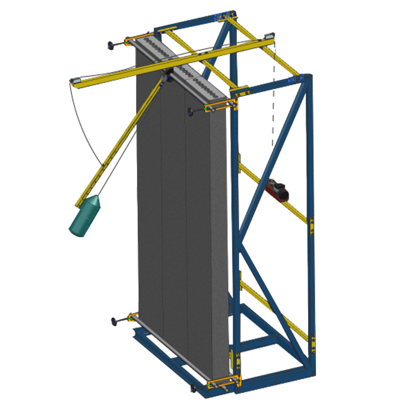 輕質條板抗沖擊性能試驗裝置
